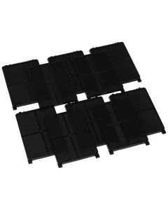 Zehnder CLD Cover grille - Black - Class G3